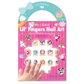 Unicorn Bracelet + Nail Sticker Gift Set