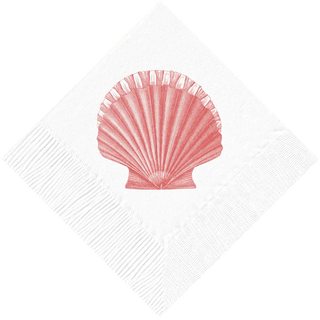 Scallop Cocktail Napkins