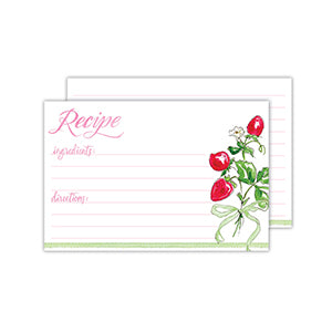 Handpainted Recipie Strawberries