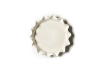 Signature White 8" Ruffle Pie Dish