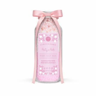Pretty in Pink Fizzy Salt Softening Bath Soak