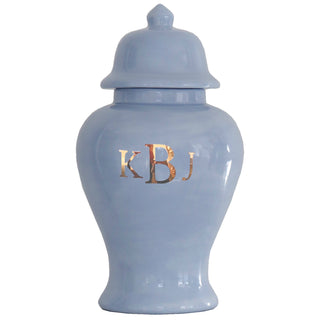 Classic Monogram Ginger Jars in 17 Colors | Wholesale: White / Large