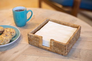 Cocktail Napkin Holder with Cutout – Tabletop Organizer