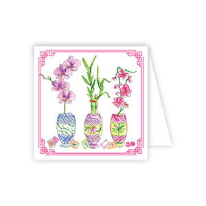 Mahjong Enclosure Cards- Birds and Florals