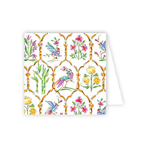 Mahjong Enclosure Cards- Birds and Florals