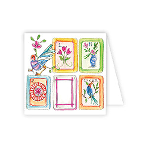 Mahjong Enclosure Cards- Birds and Florals