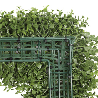 UV Boxwood Square Wreath 20 Inch