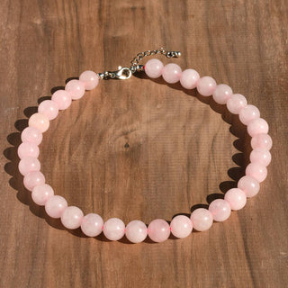 Vintage Natural Stone Crystal Beaded Necklace