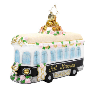Trolley Of Love Ornament