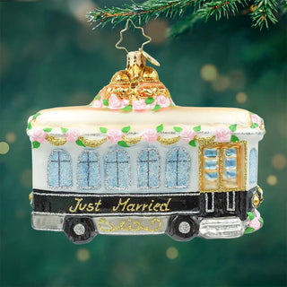 Trolley Of Love Ornament