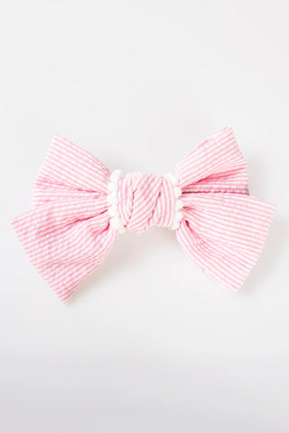 Skylar Pompom Bow Barrette