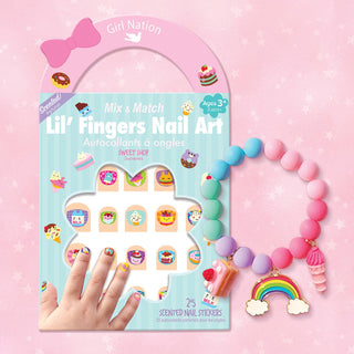 Sweet Shop Bracelet + Nail Sticker Gift Set