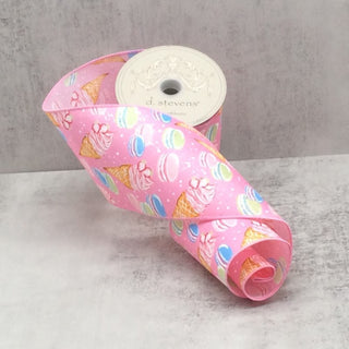 d. stevens Pink Ice Creme Ribbon
