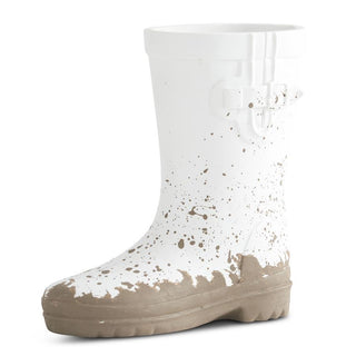 7" White Resin Rain Boot