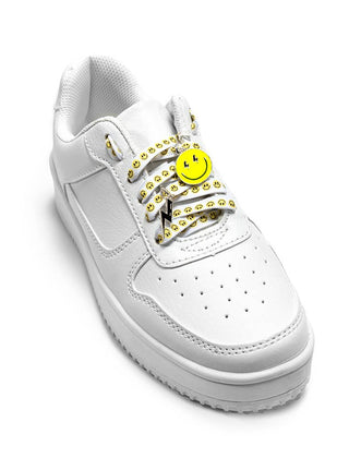 Shoelaces w/ Charms Set - Lightning Bolt Eyes Happy Faces