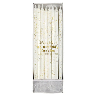 Gold Glitter Candles