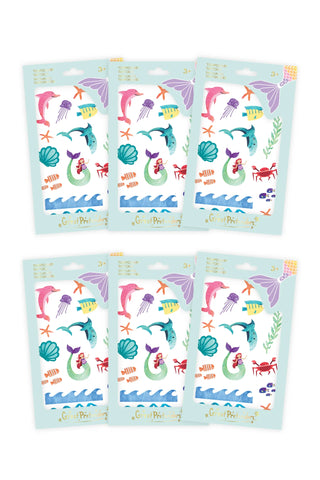 Mermaid Temporary Tattoos