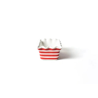 Red Stripe Ruffle Loaf Pan