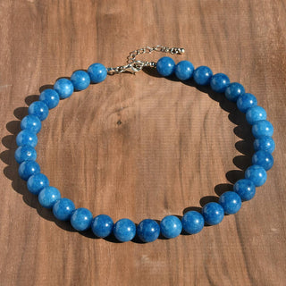 Vintage Natural Stone Crystal Beaded Necklace