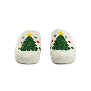 Tree Icon Plush Slipper