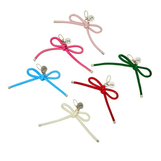 Bow Leather Bag Charm