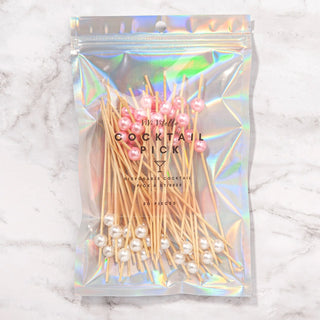 Pearl Cocktail Pick, Set of 50