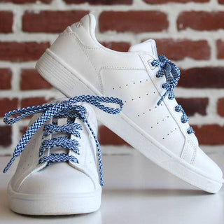 NAVY SHOELACES - BLUE