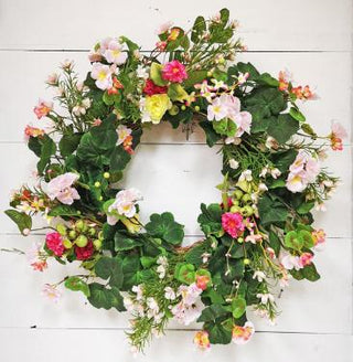 Peony Wreath