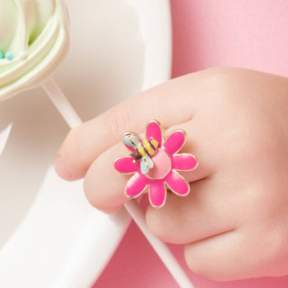 Petal Party Adjustable Ring with Gift Box
