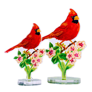 Spring Cardinal | LG Acrylic Floral