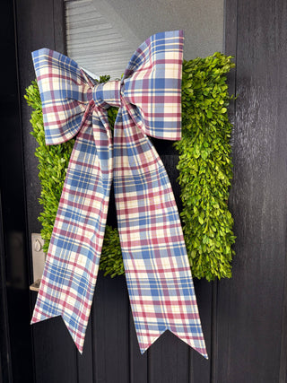 The Americana Estate Plaid Bow