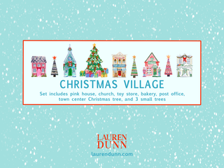 The Mini Christmas Village Set