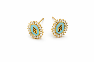 CK Our Lady of Lourdes Earrings