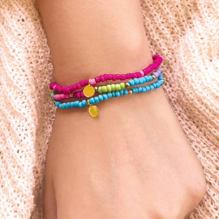 Rainbow Mini Bead Bracelets