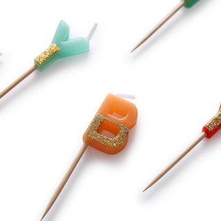 Big Birthday Energy Glitter Birthday Candle Set
