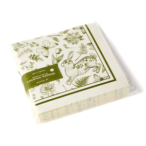 French Country 3-Ply Paper Cocktail Napkin