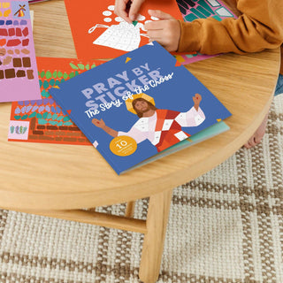 Pray by Sticker: Story of the Cross Sticker Book