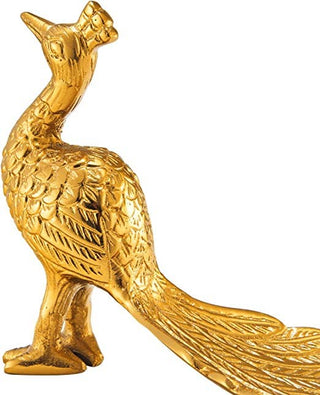 Large Gold Peacock Candy Dish Fruit Bowl, Decorative Bowl