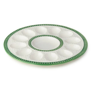 Le Jardin Embossed Rattan Egg Plate