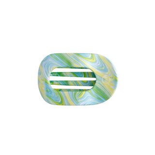 By the Sea Shore Small Flat Round Hair Clip