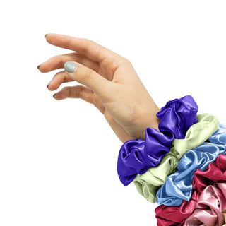 Shine On  Light Up Satin Scrunchie