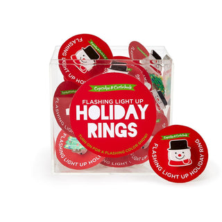 Christmas Light up Adjustable Ring
