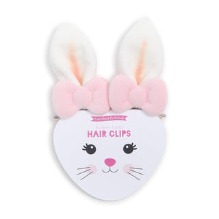 Bunny Ears with Bows Hair Clip