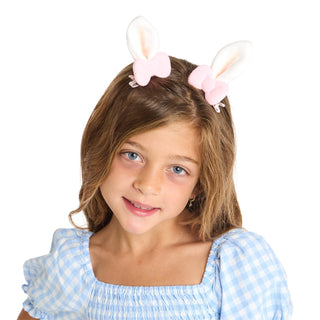 Bunny Ears with Bows Hair Clip