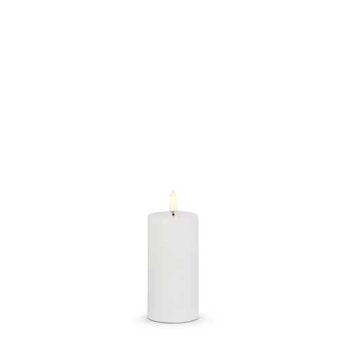 2" X 4" White Pillar Candle