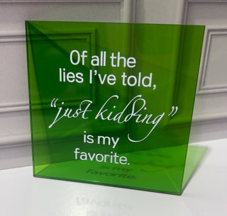 Acrylic Drink Coaster