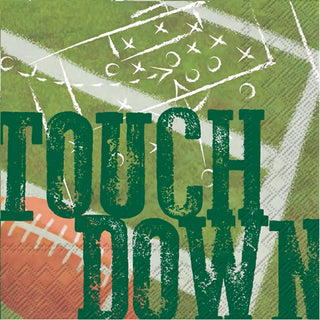 Paper Lunch Napkins 20 Count Touchdown Football