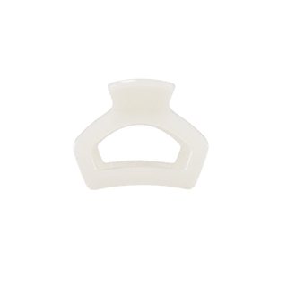 Open Coconut White Petite Hair Clip