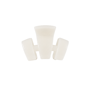 Classic Coconut White Petite Claw Clip