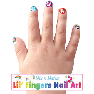 Unicorn Bracelet + Nail Sticker Gift Set